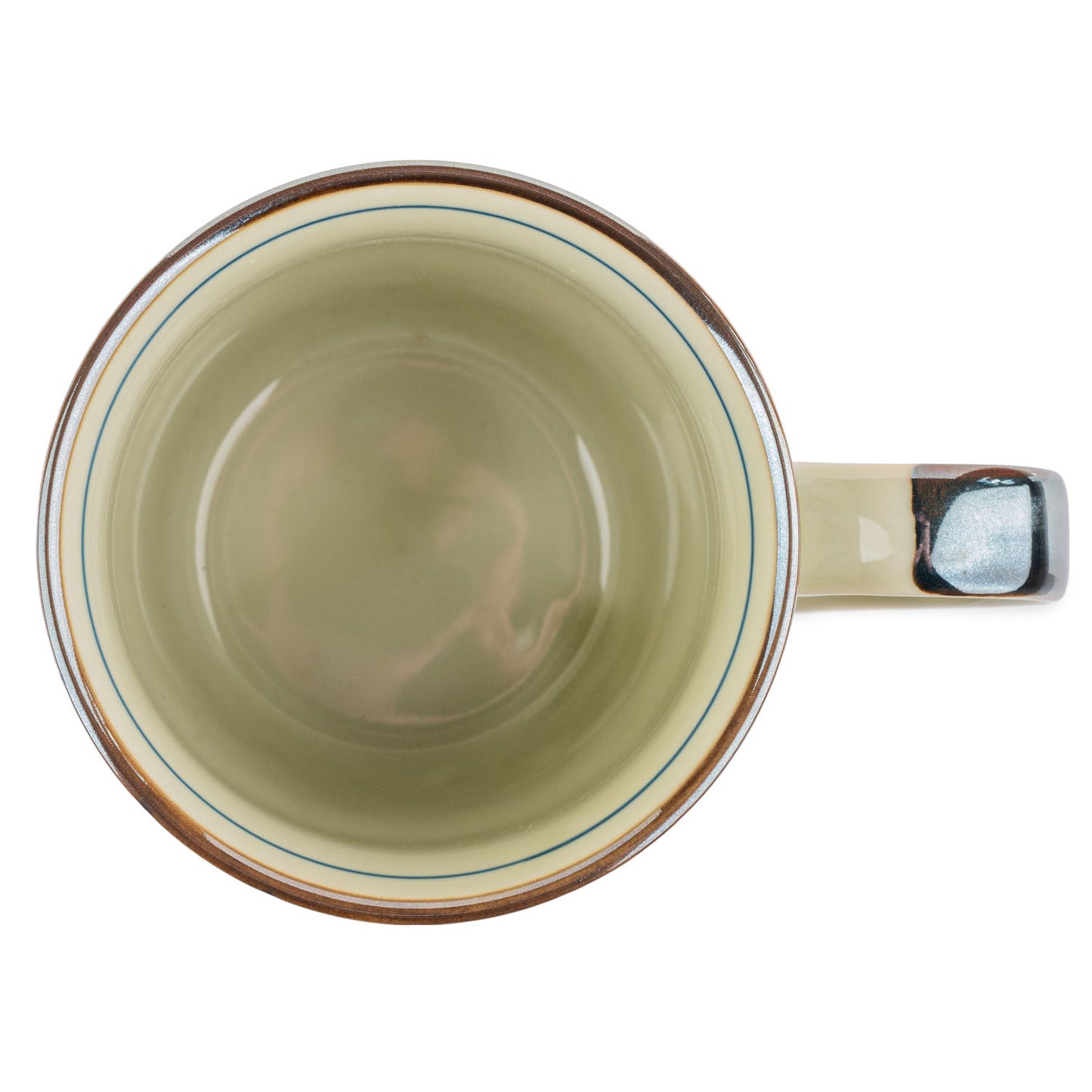 Kozome Jyuji Koushi Ceramic Japanese Mug top