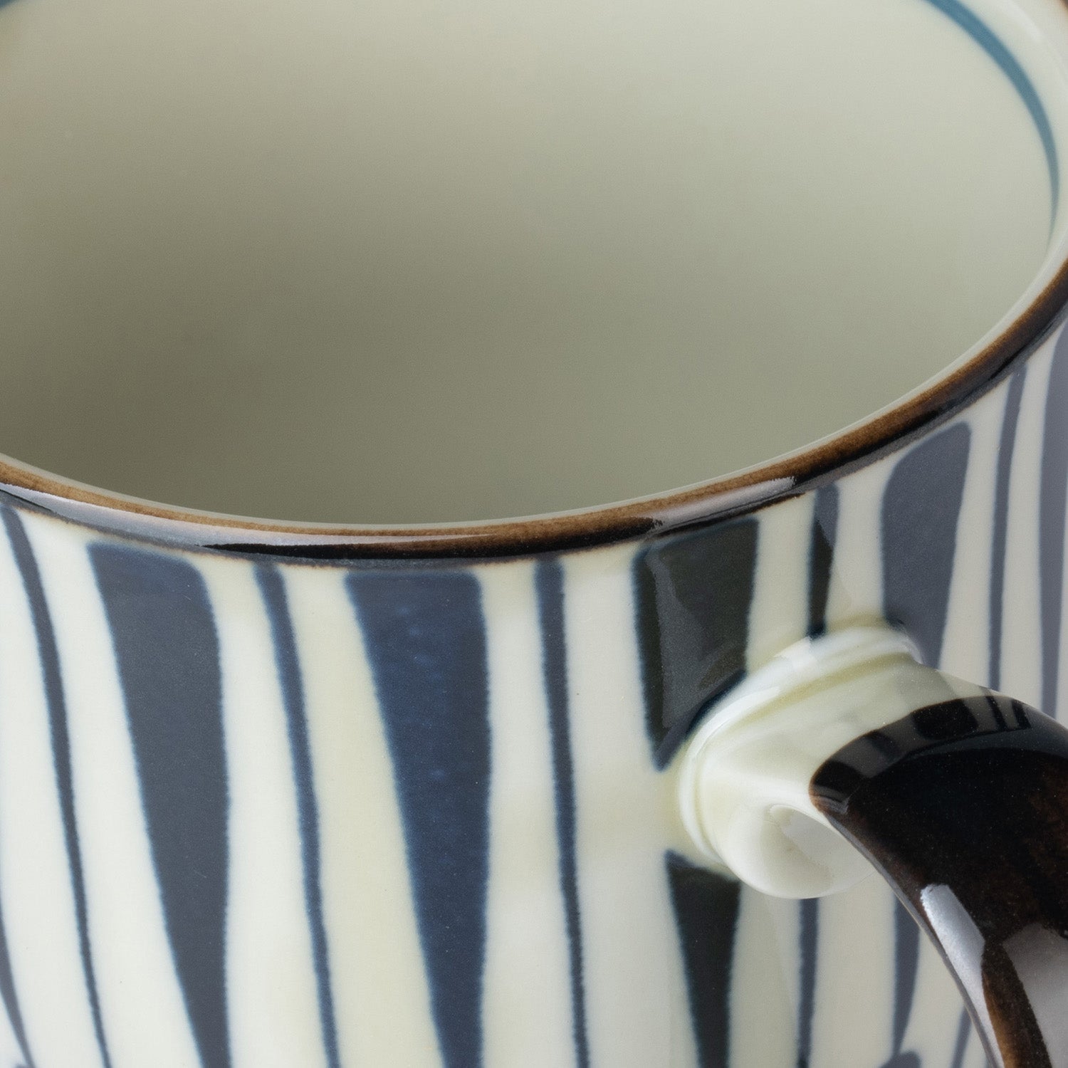 Kozome Yaetokusa Japanese Ceramic Tea Cup top