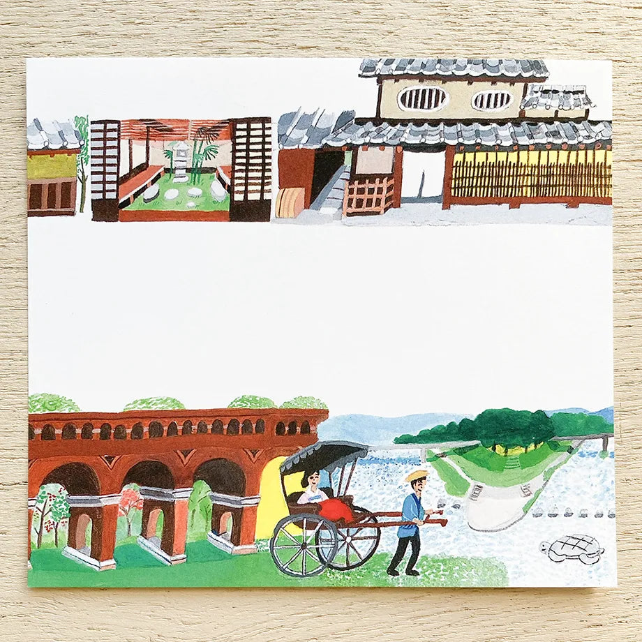 Kyoto Small Japanese Memo Pad example 2
