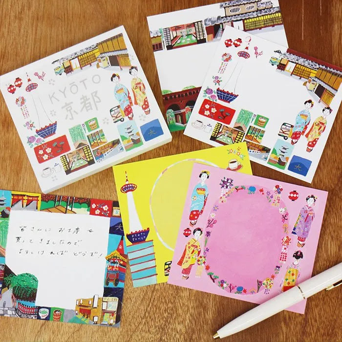 Kyoto Small Japanese Memo Pad example 3