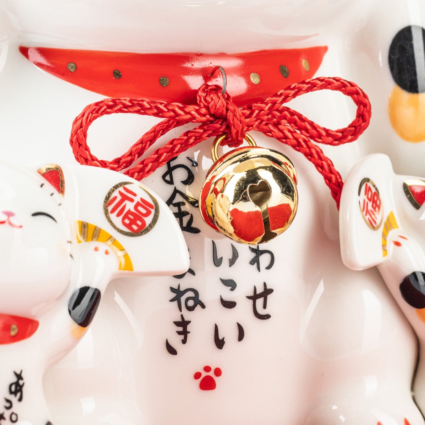 Large Super Good Luck Japanese Lucky Cat Set