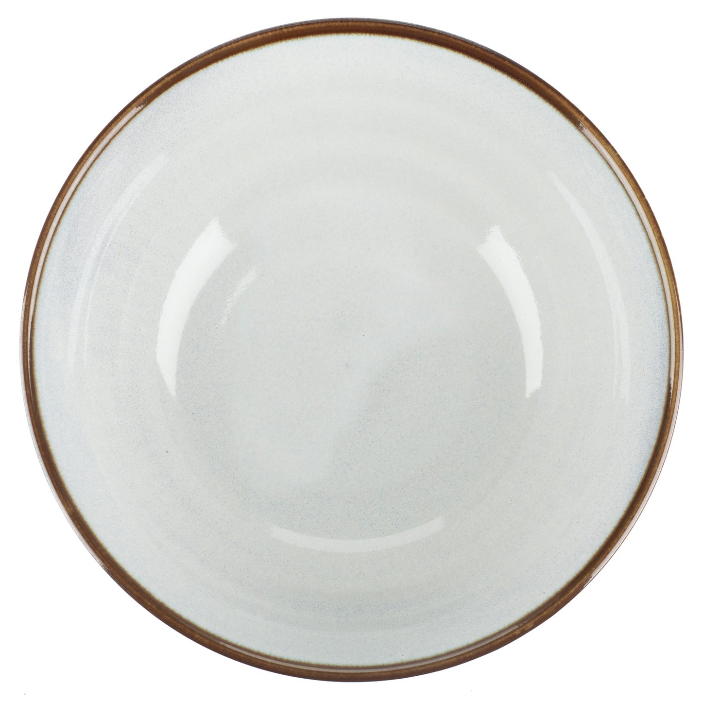 Light Grey Sendan Japanese Ramen Bowl top