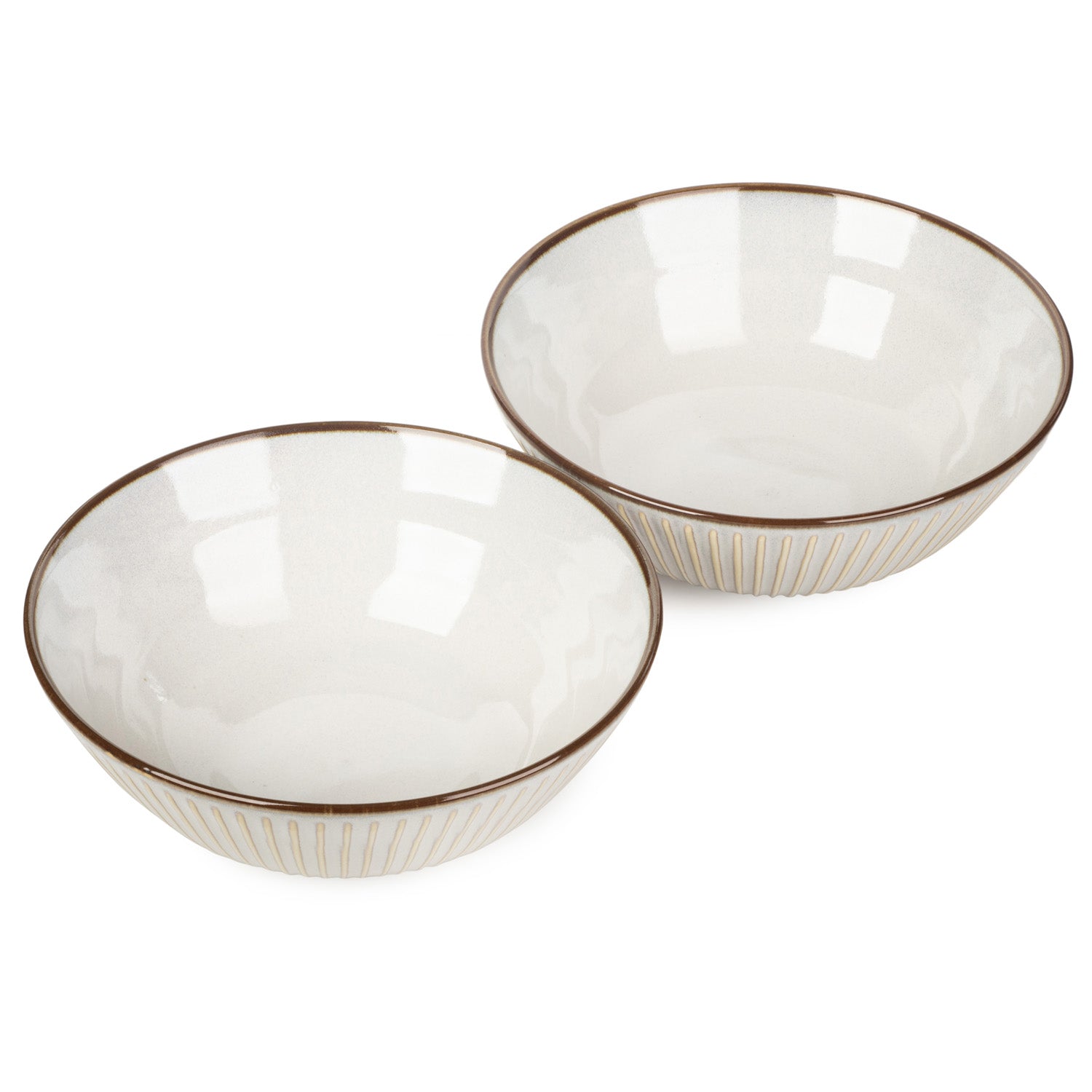 Light Grey Sendan Japanese Noodle Bowl Set top