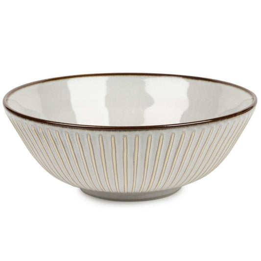 Light Grey Sendan Japanese Ramen Bowl