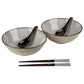 Light Grey Sendan Japanese Ramen Bowl Gift Set