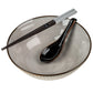 Light Grey Sendan Japanese Ramen Bowl Gift Set bowl, spoon and chopsticks