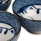 Lucky Cat Ceramic Japanese Rice Bowl Set