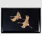 Lucky Crane Japanese Lacquer Musical Jewellery Box top