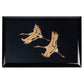 Lucky Crane Japanese Lacquer Musical Jewellery Box top