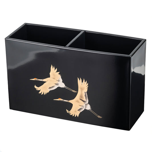 Lucky Crane Japanese Lacquer Remote Control Stand