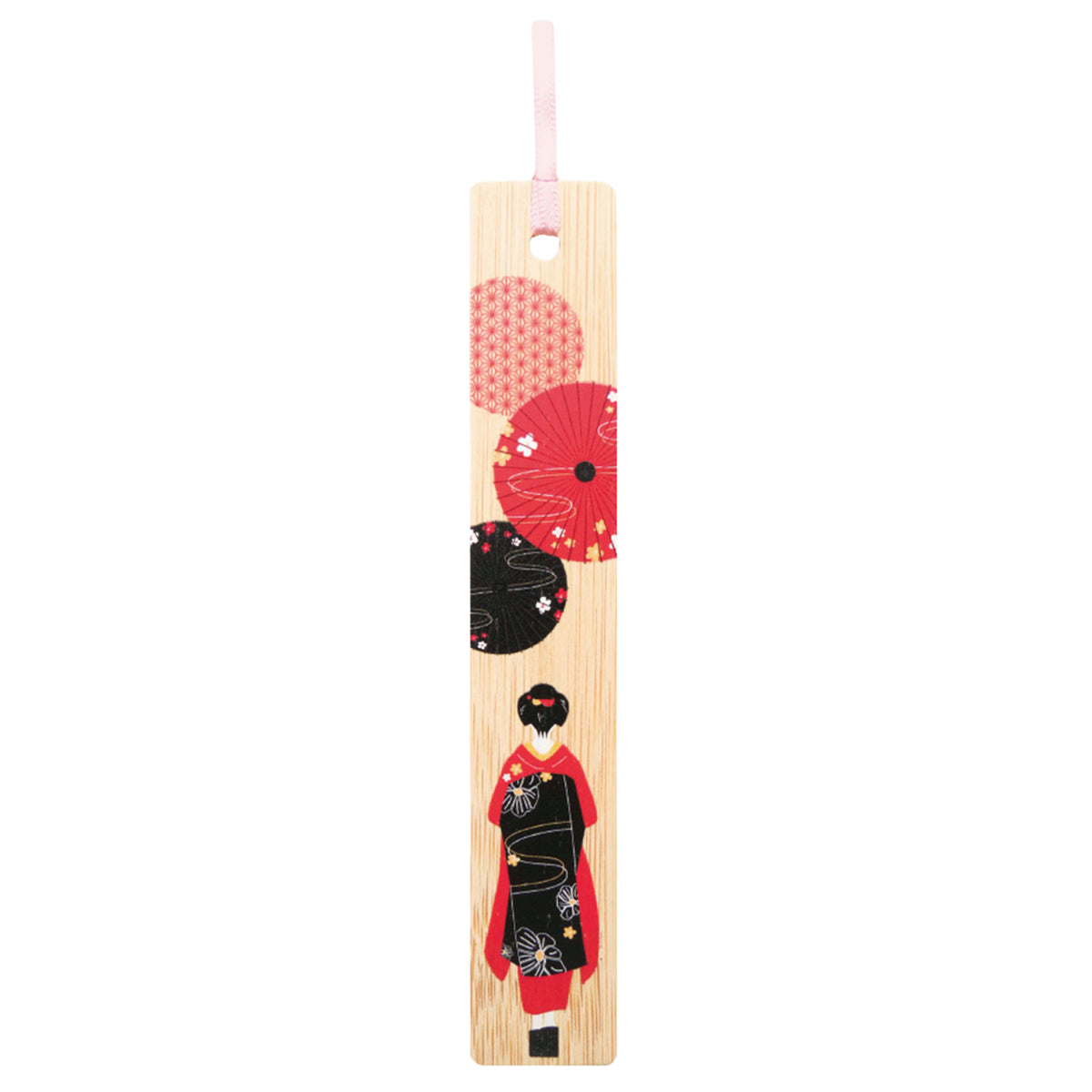 Maiko Japanese Bamboo Bookmark