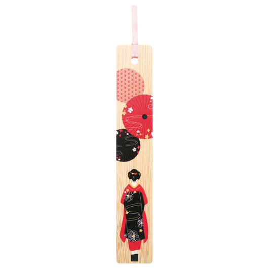Maiko Japanese Bamboo Bookmark