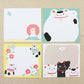Maneki Neko Small Japanese Memo Pad designs
