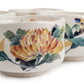 Manyo Flowers Japanese Matcha Cup Gift Set close up