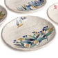 Manyo Flowers Japanese Plate Gift Set detail