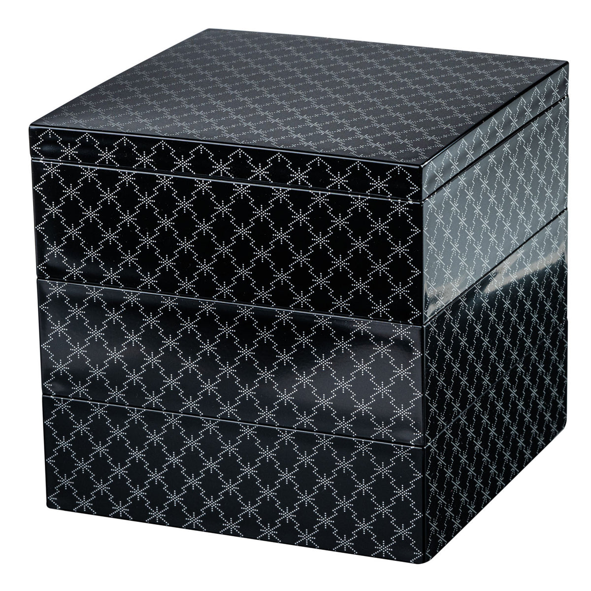 Matsukawabishi 3 Tier Japanese Lacquer Box