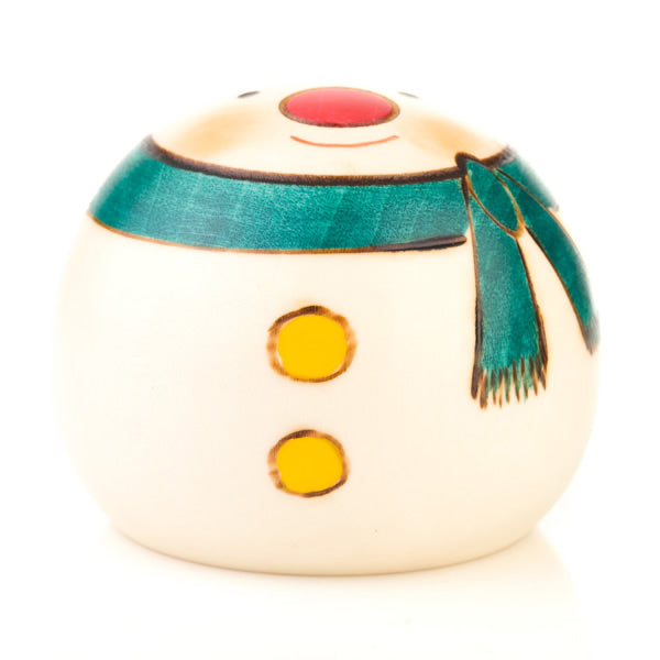 Medium Snowman Handpainted Kokeshi Doll