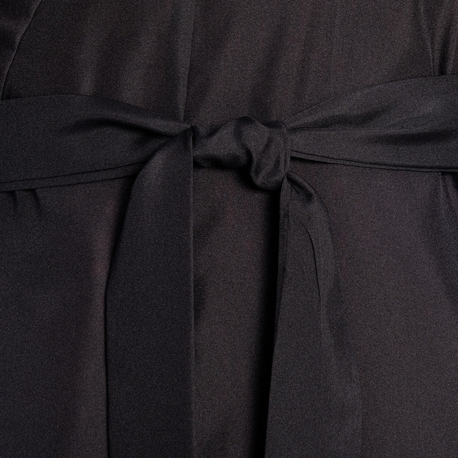Mens Embroidered Dragon Long Black Japanese Kimono belt