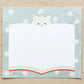 Meow Cat Small Japanese Memo Pad example 1