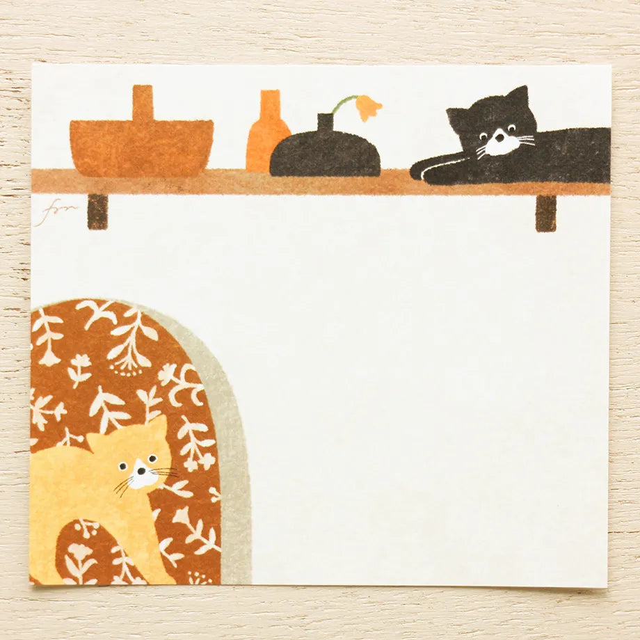 Meow Cat Small Japanese Memo Pad example 2
