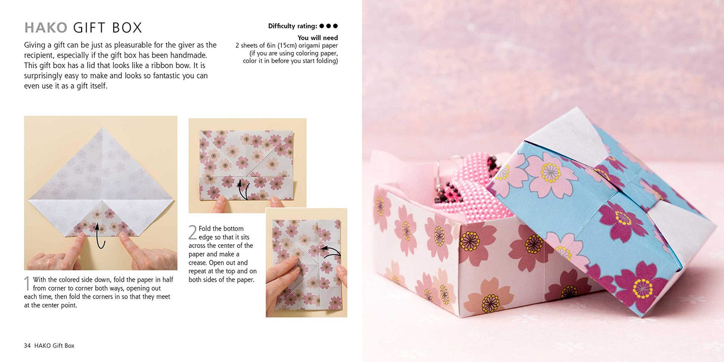 Mindful Origami Paper Block plus Project Book example page 3