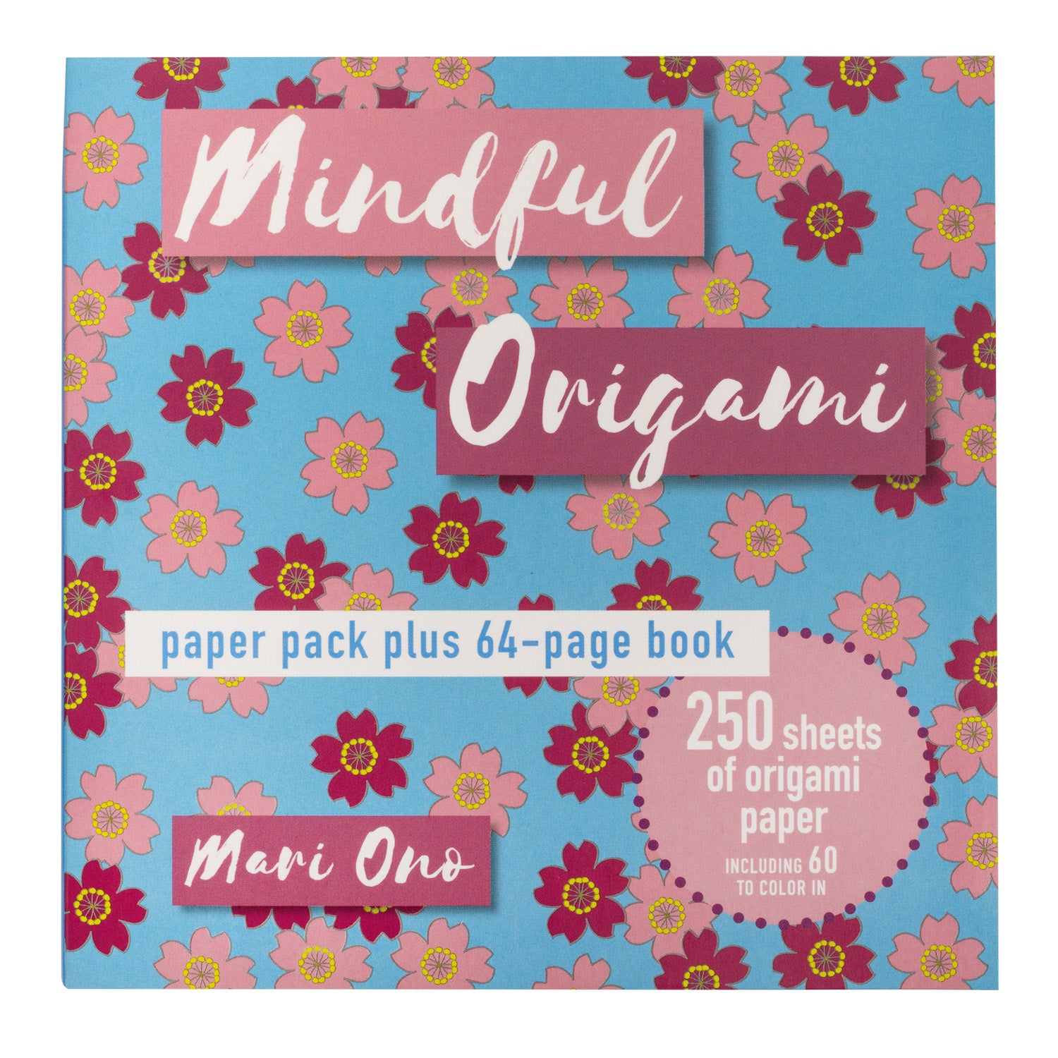 Mindful Origami Paper Block plus Project Book front