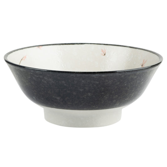 Momiji Japanese Ceramic Ramen Bowl angle