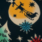 Christmas Merry Go Round Japanese Cotton Tenugui detail