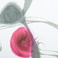 Mother and Baby Black Frame A5 Japanese Print detail