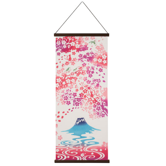 Mount Fuji and Cherry Blossom Japanese Tapestry Set
