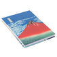 Mount Fuji and Great Wave Japanese Stamp Book without strap