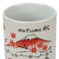 Mount Fuji Four Seasons Japanese Tea Cup detail