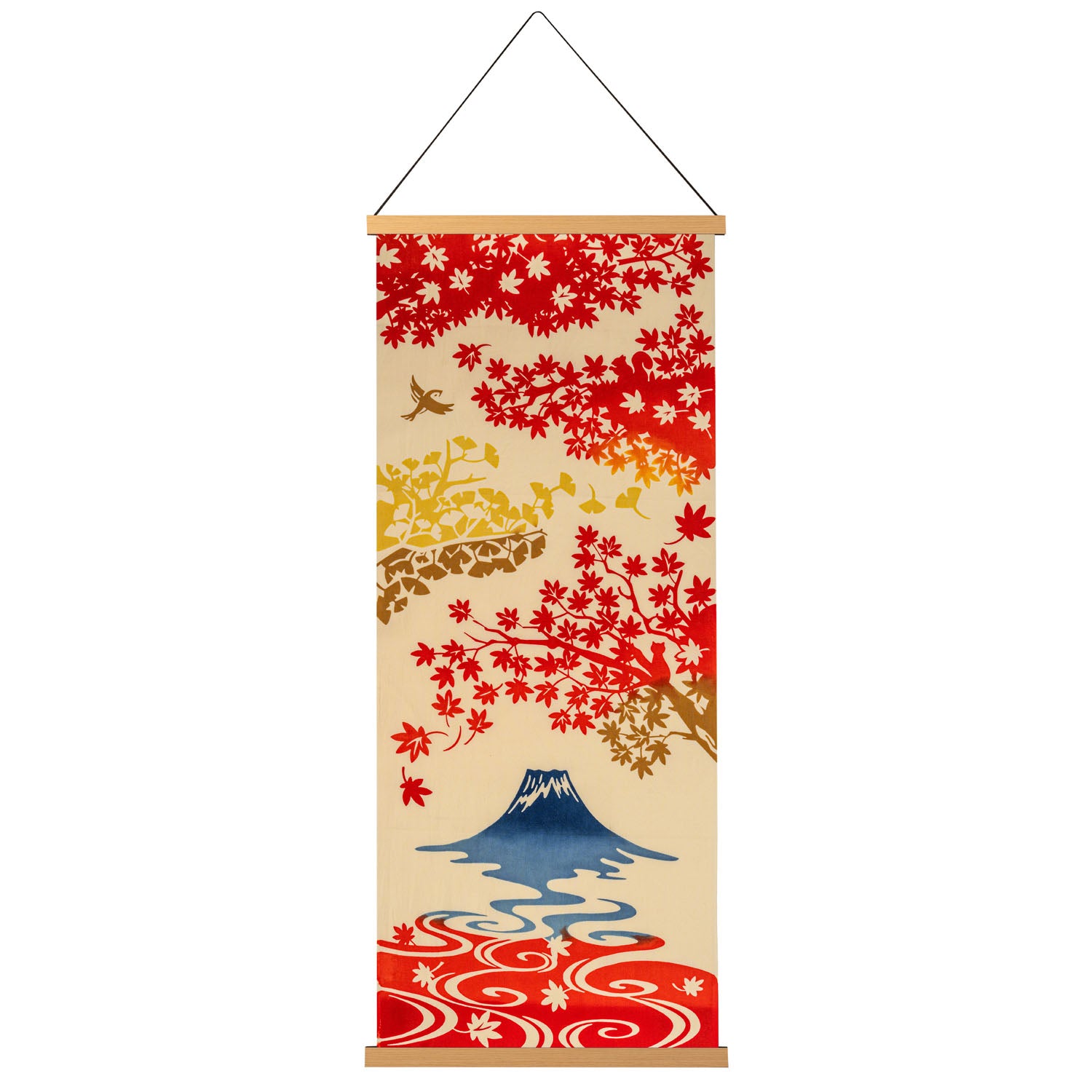 Mount Fuji in Autumn Japanese Tapestry Set
