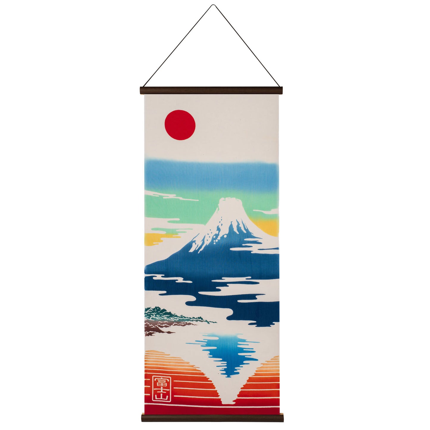 Mount Fuji Japanese Wall Hanging Set