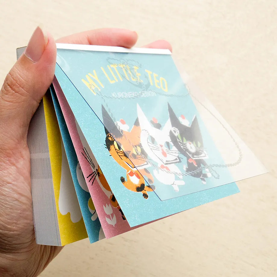 My Little Teo Small Japanese Memo Pad side