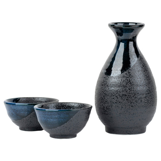 Nagashi Japanese Sake Pot and Cup Gift Set