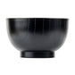 Nagomi Black Japanese Lacquer Bowl side