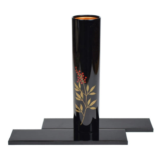 Nanten Japanese Lacquer Vase