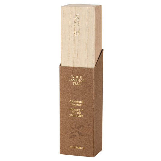 Natural White Camphor Tree Premium Japanese Incense box