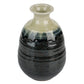 Navy and Sage Japanese Mini Vase