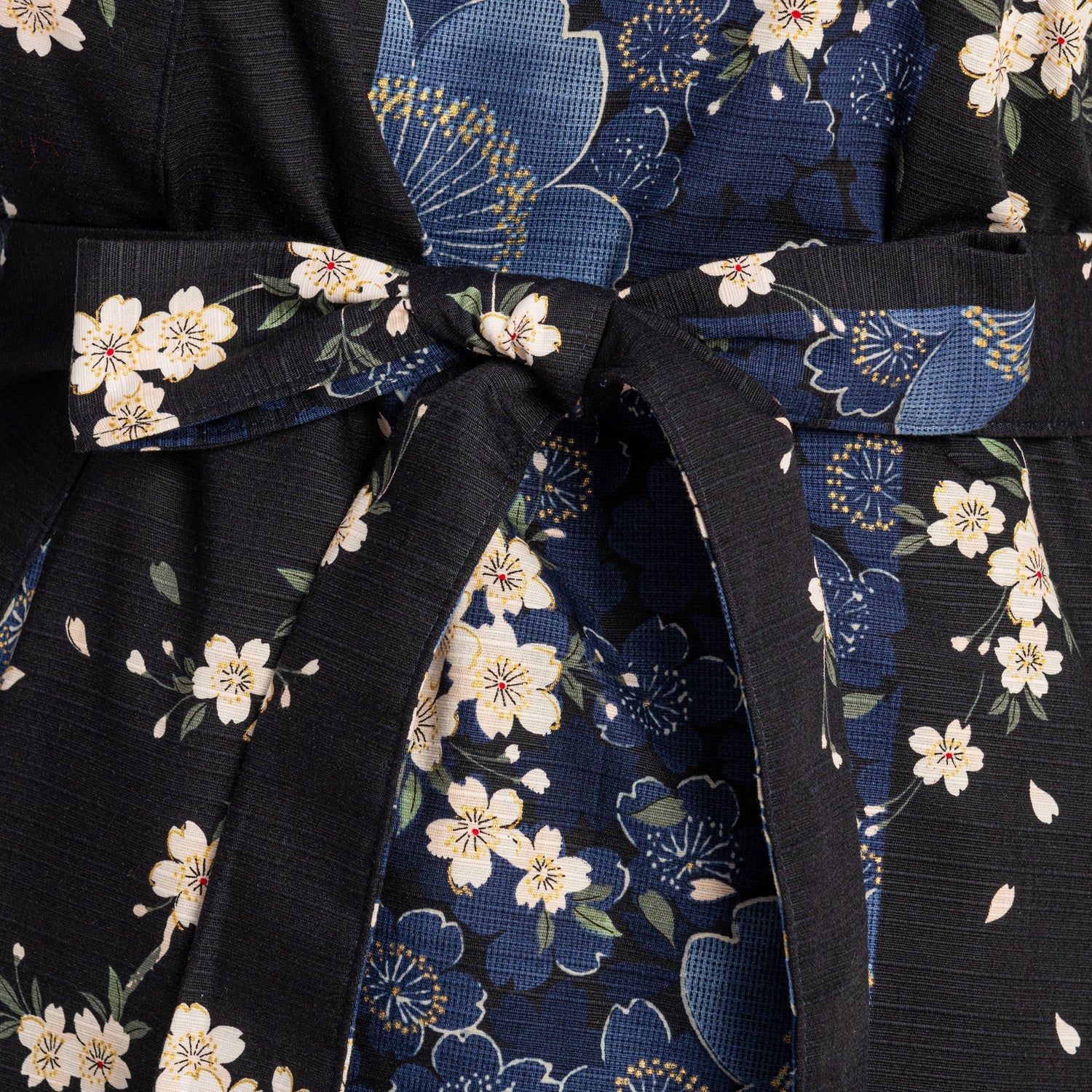 Navy Cherry Blossom Extra Large Japanese Yukata