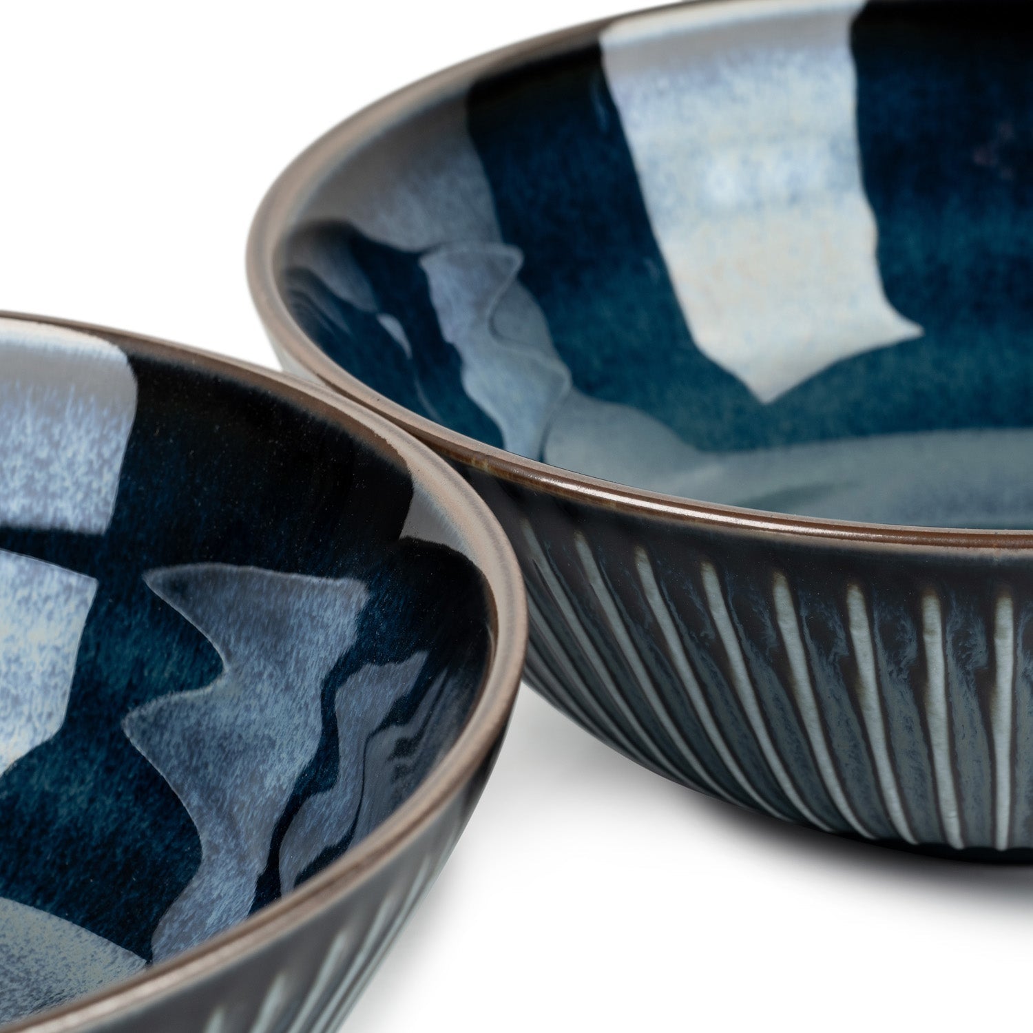 Navy Sendan Japanese Ramen Bowl Gift Set detail