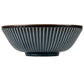 Navy Sendan Japanese Ramen Bowl Gift Set bowl side