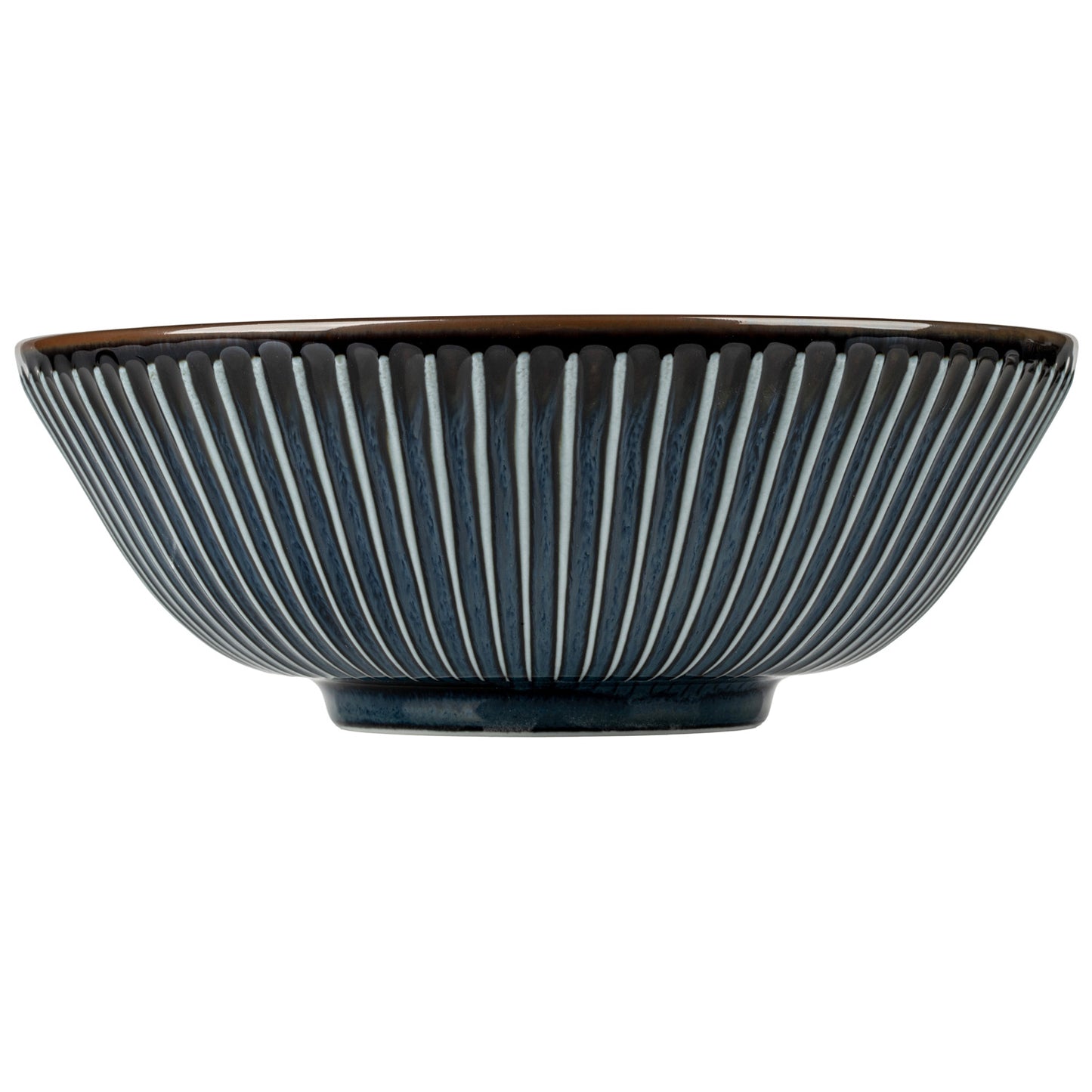 Navy Sendan Japanese Ramen Bowl Gift Set bowl side