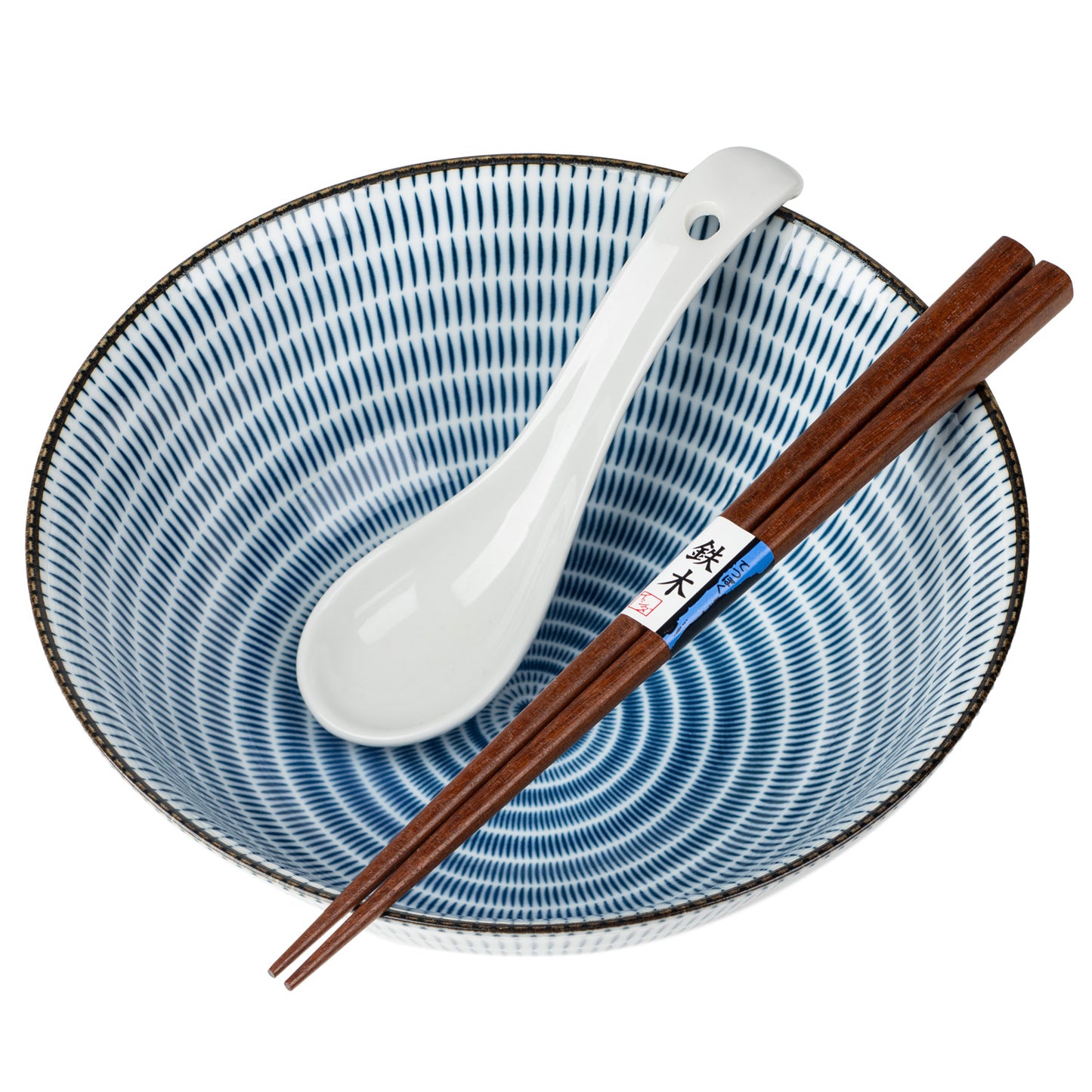 New 6 Piece Tochiri Japanese Ramen Bowl Set example