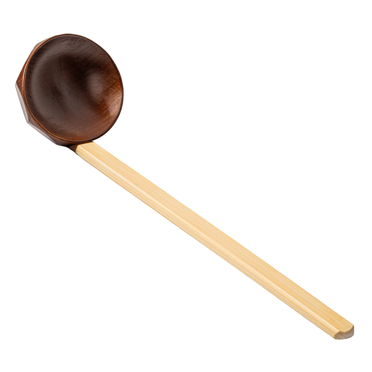 New Large Japanese Wooden Noodle Soup Spoon bowl and handle
