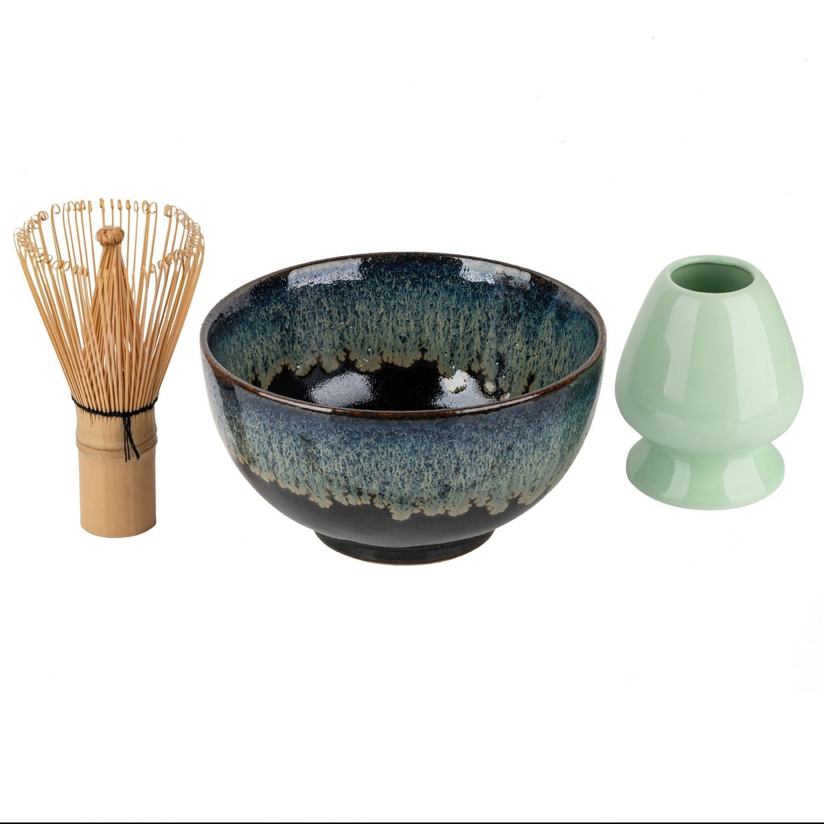 Okinawa 3 pce Japanese Matcha Tea Bowl Gift Set
