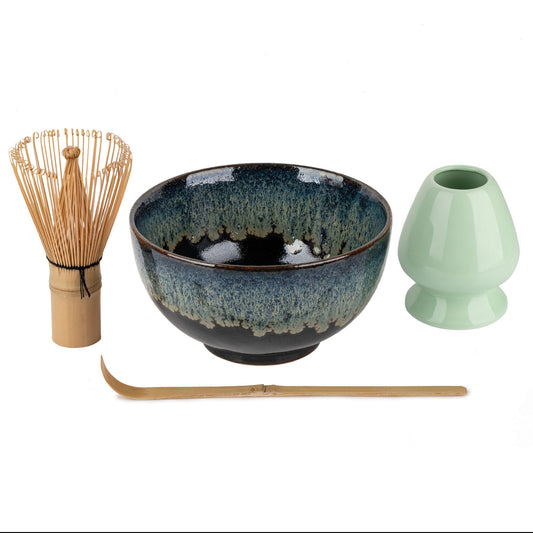 Okinawa Japanese Matcha Tea Bowl Gift Set