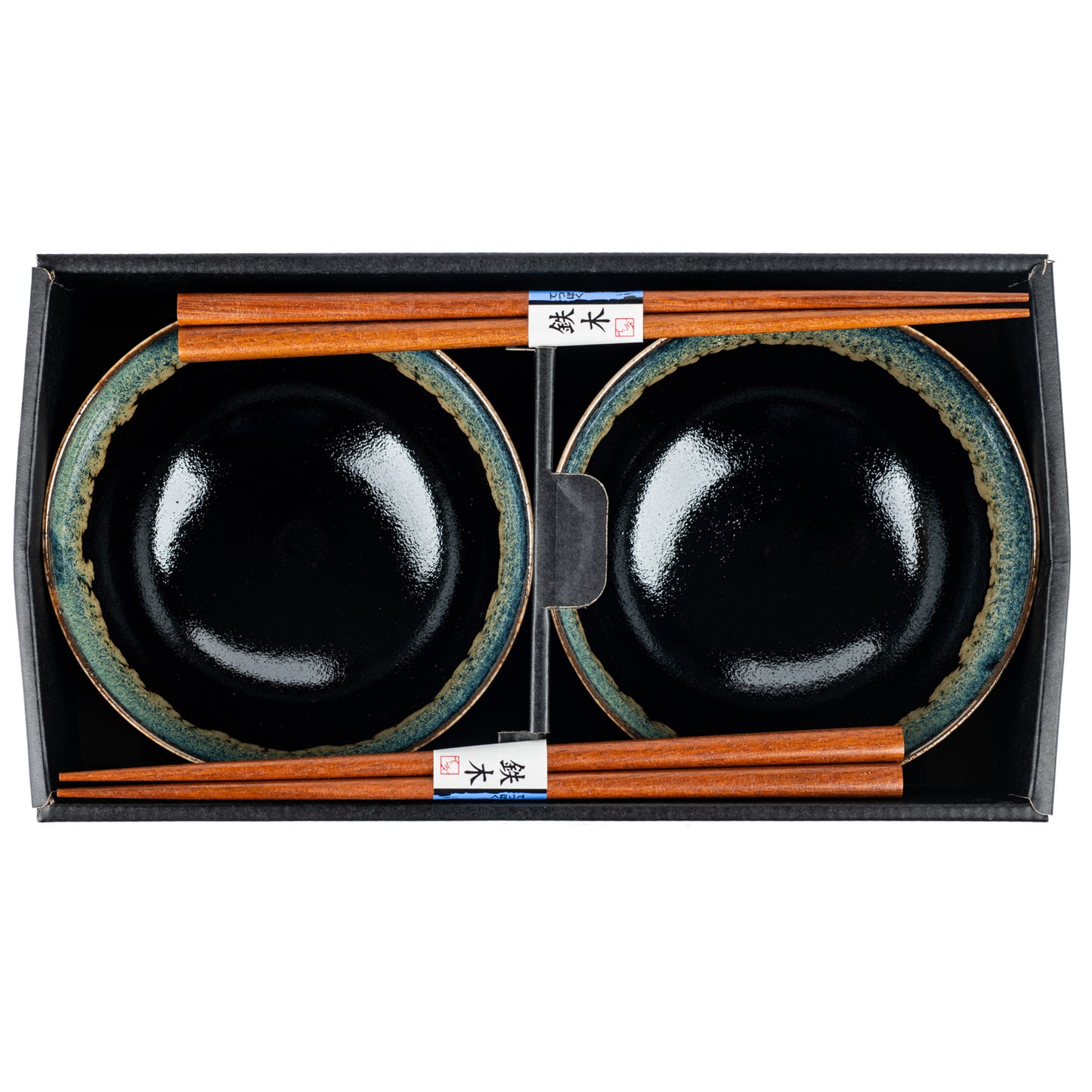 Okinawa Small Japanese Bowl Gift Set in the gift box