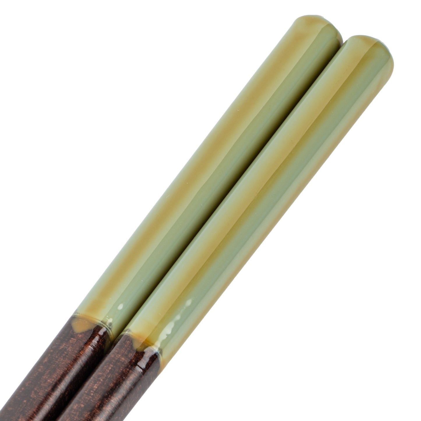 Olive Green Sendan Japanese Chopsticks detail